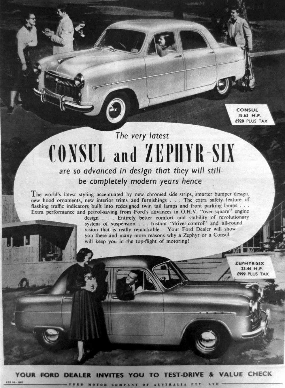 1954 Ford Consul Zephyr
